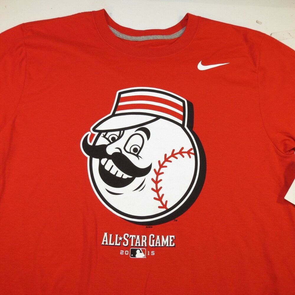 CINCINNATI RED BASEBALL NEW NIKE  ALL STAR GAME TEE T SHIRT Mens M Red